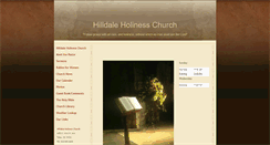 Desktop Screenshot of hilldaleholinesschurch.com