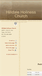 Mobile Screenshot of hilldaleholinesschurch.com